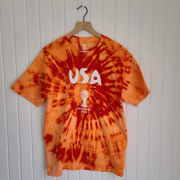 Other - FIFA World Cup 2014 Brazil Custom Tie Dye Tee